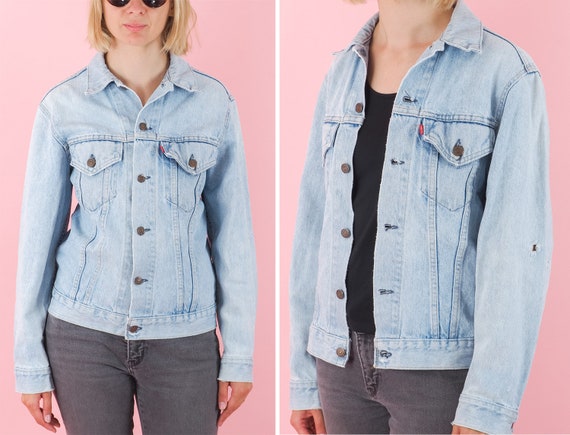 levi's ripped denim jacket