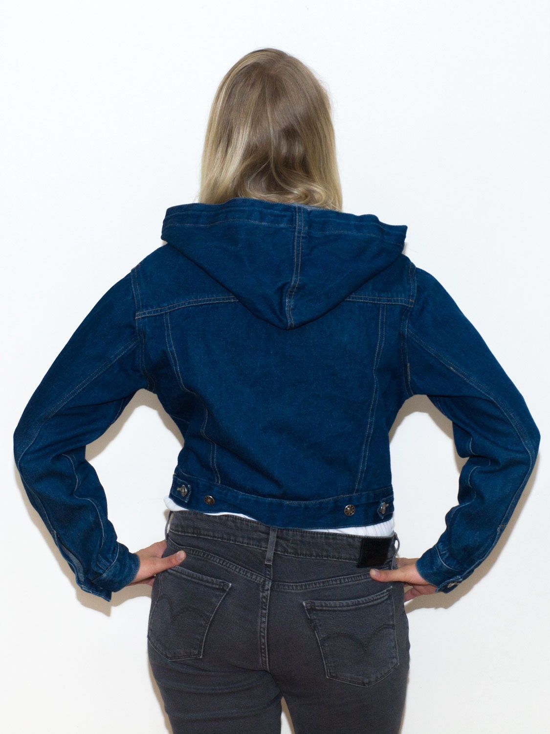 Vintage Short Denim Jacket/ Women Jeans Jacket/ Blue World Etsy