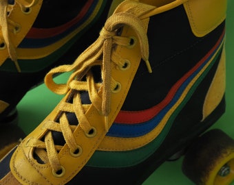 MM イエロー / B Vintage ロートップ スニーカー レプリカ 25SS Vintage 80s REEBOK High Hi Top Bright Yellow SNEAKERS Shoes