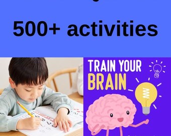 500 plus work sheet for kids with learning activities ebook ages 3 to 5.