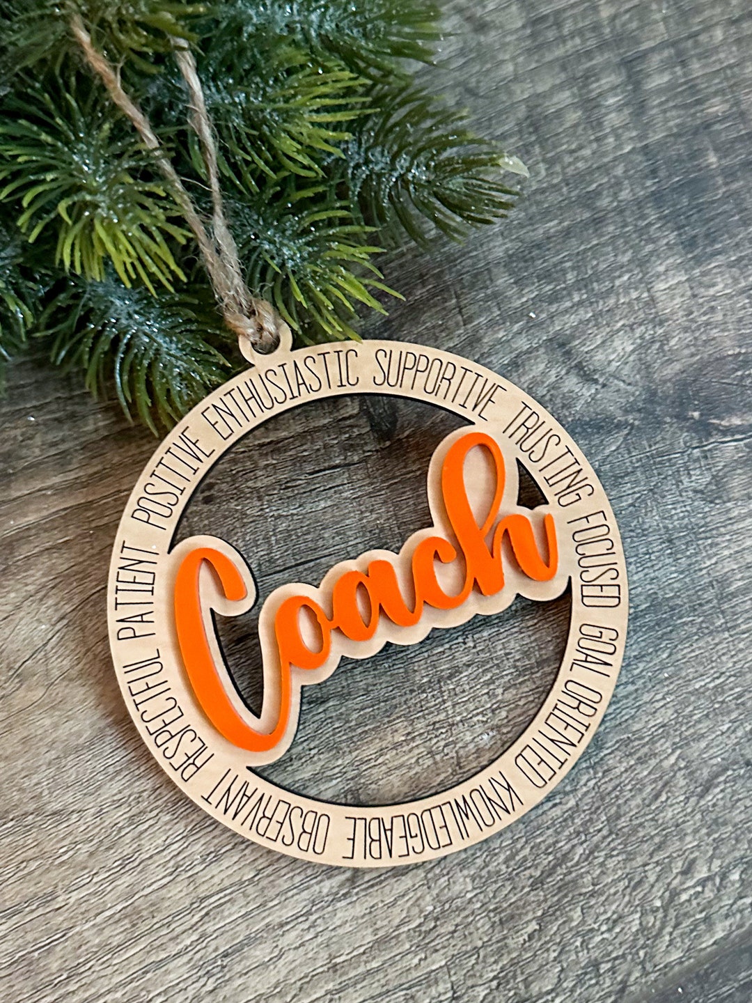 Coach Ornament Christmas Gift for Coach Coach Christmas Tree Etsy