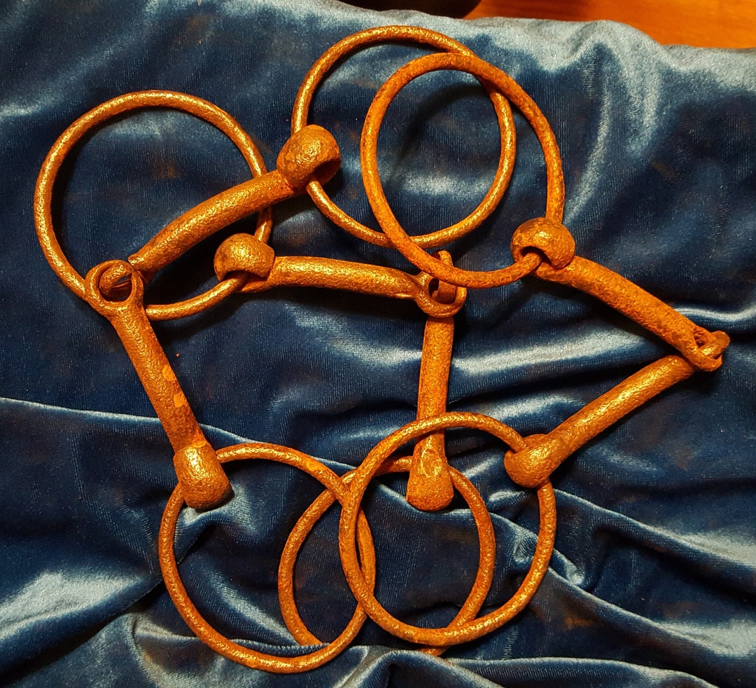 Barn Find Three Genuine 1940s Workhorse Snaffle Bits for Hanging or Use