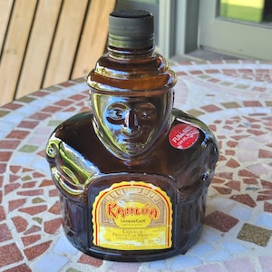Vintage Kahlua Bottle - Etsy