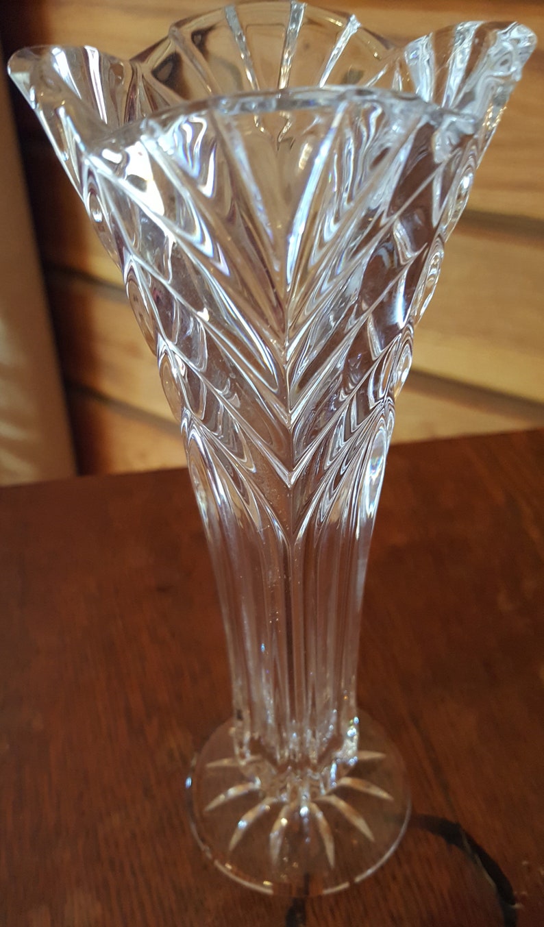 Noritake West Germany Lead Crystal Vase Etsy