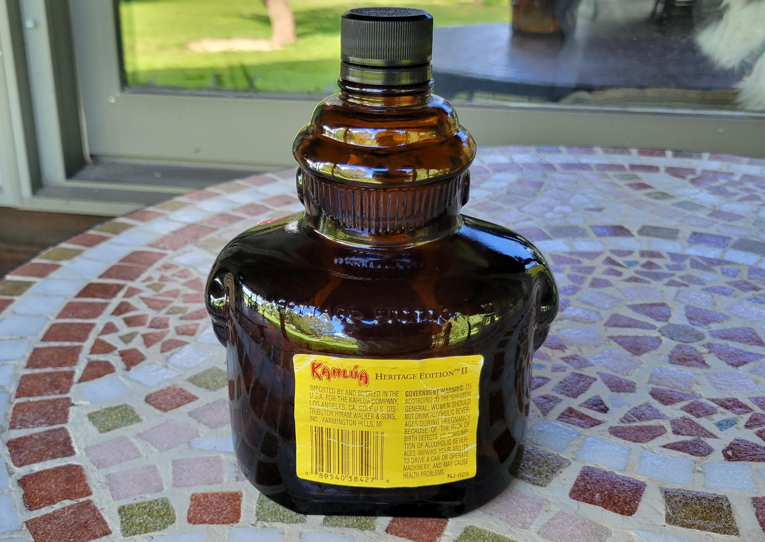 Collectible Kahlua Bottle 