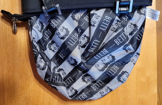 Betty Boop Double Handle Zipper Closure Handbag -… - image 5