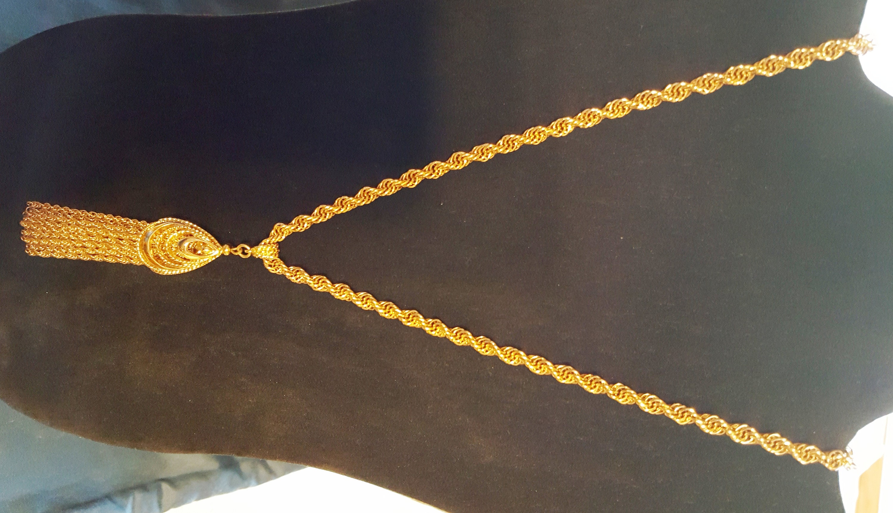 30 Vintage Gold Chain with 4 MultiChain Etsy