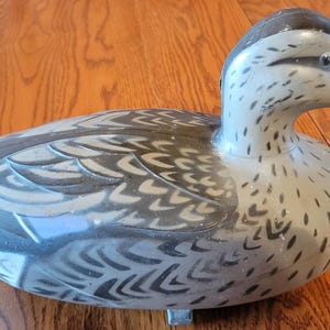 3 1967 Victor D-9 Duck Decoys: Mallard Drake & 2 Hens - Hunting Or Decorating image 8