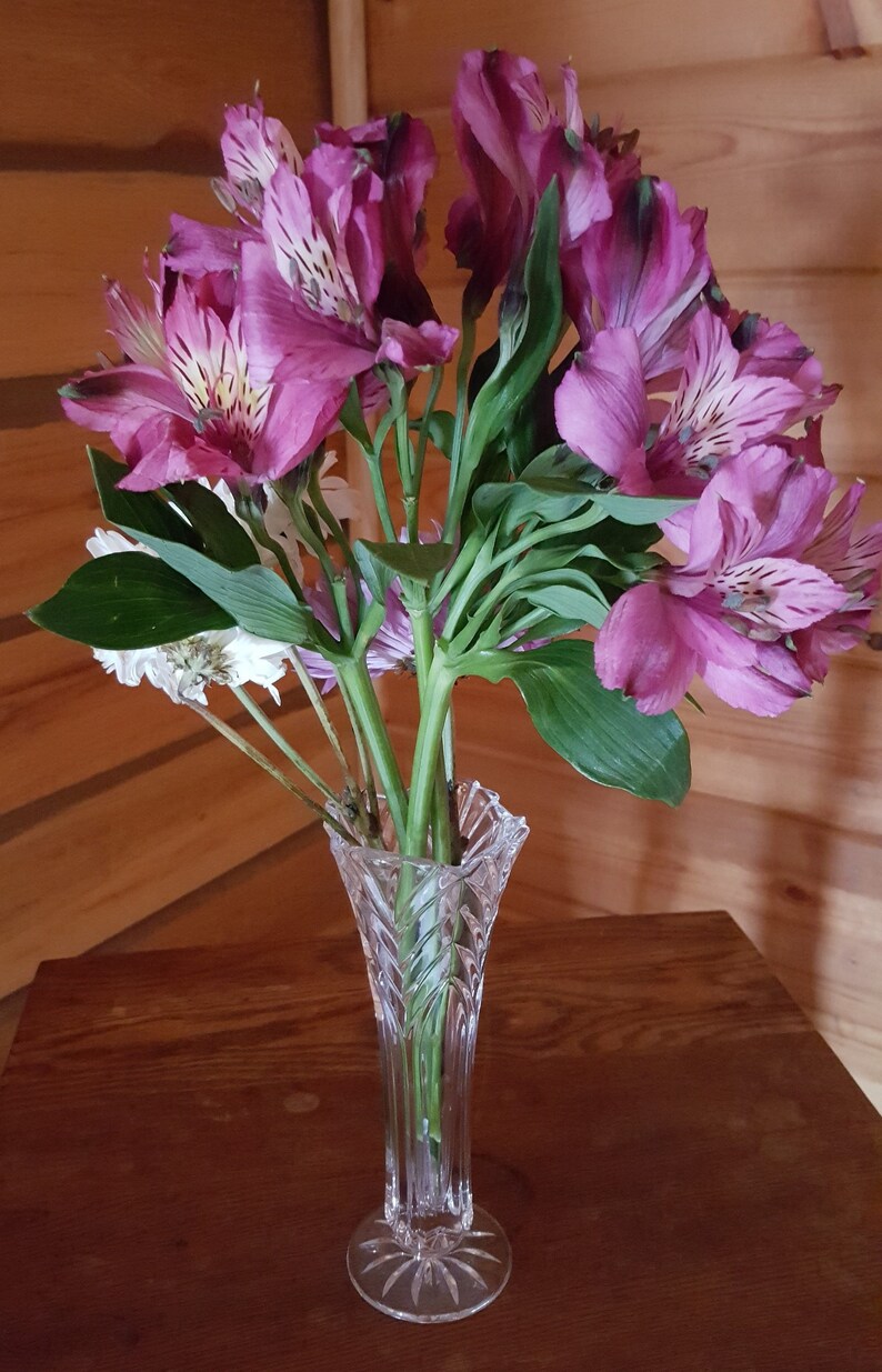 Noritake West Germany Lead Crystal Vase Etsy