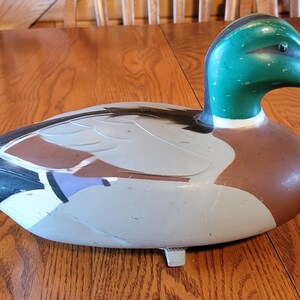 3 1967 Victor D-9 Duck Decoys: Mallard Drake & 2 Hens - Hunting Or Decorating image 9
