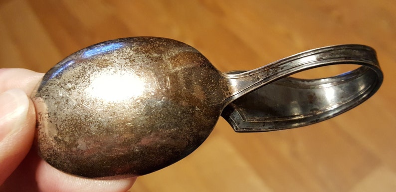 Antique Sterling Silver Toddler Spoon Circa 1910 Clearly - Etsy
