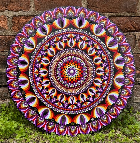 18inch mandala painting original wall hanging