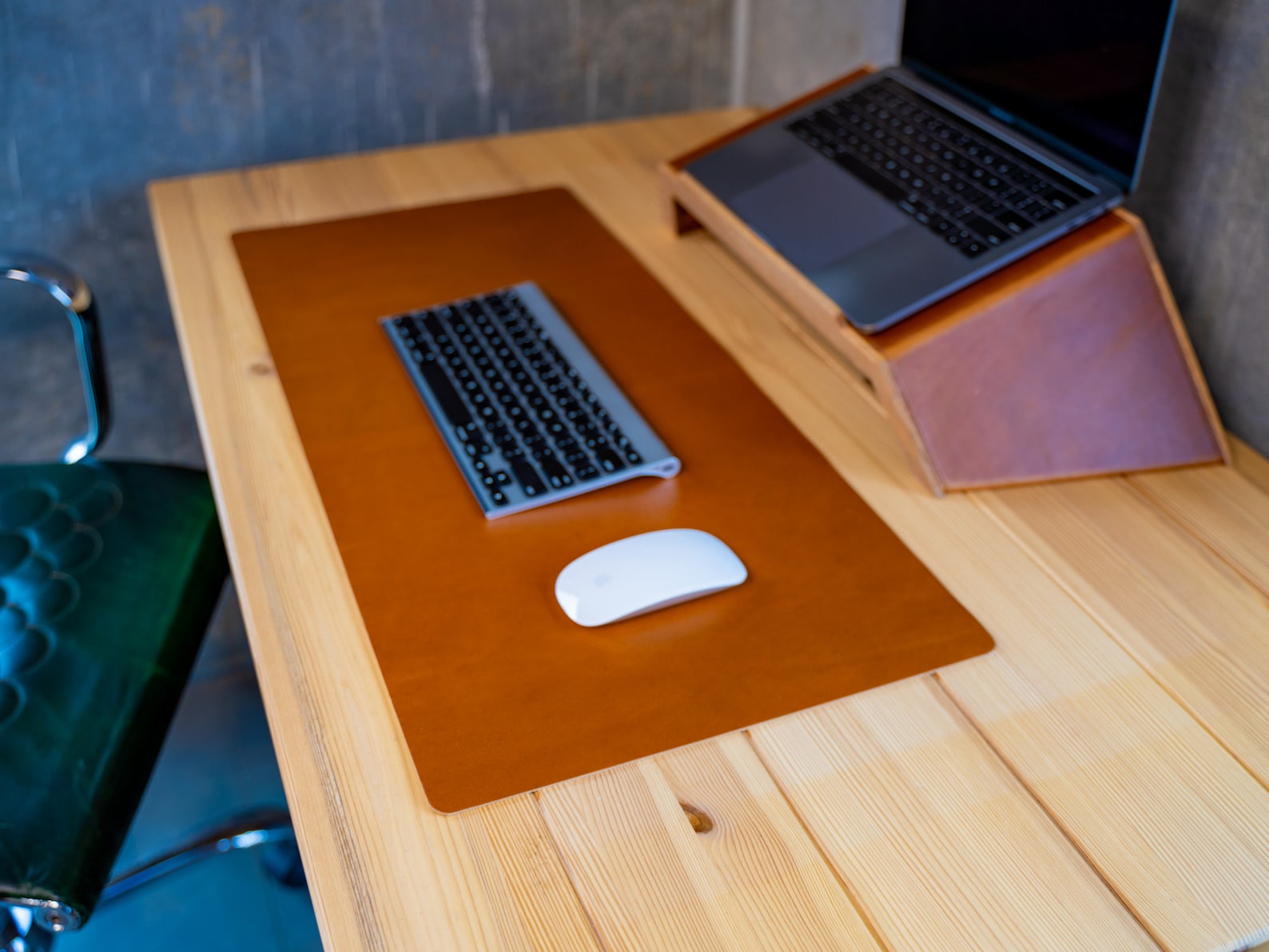 Leather Desk Mat, Office Desk Pad, Leather Desk Blotter, Table ...