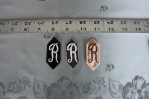 EMBROIDERED MONOGRAMMED INITIAL – R - image 1