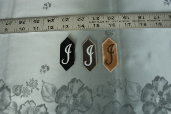 EMBROIDERED MONOGRAMMED INITIAL – I - image 1