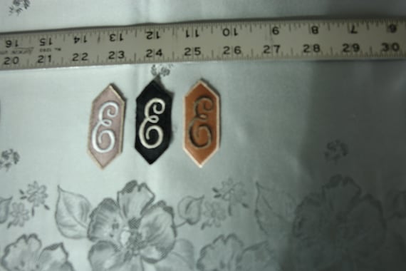 EMBROIDERED MONOGRAMMED INITIAL – E - image 1