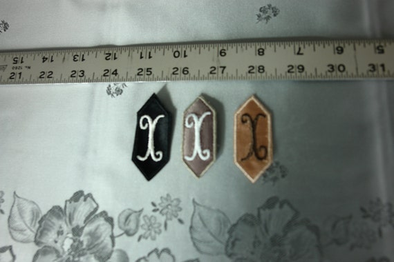 EMBROIDERED MONOGRAMMED INITIAL – X - image 1