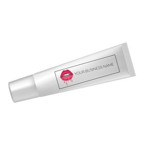 Clear Labels for Tubes, Lipgloss Tube Labels, Small Labels, Cosmetic Labels, Tiny Labels, Lip Tube Labels, Cosmetic Lip Labels, Transparent