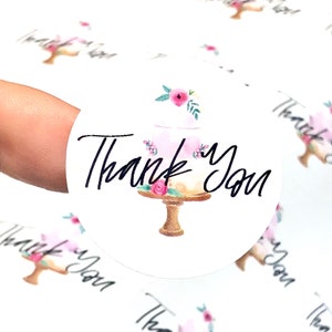 Bakery Box Stickers, Bakery Labels, Bakery Thank You, Bakery Stickers, Thank You Stickers, Cake Stickers, Poly Bag Stickers