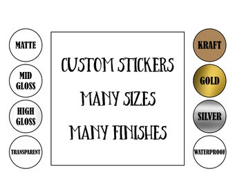 Custom Stickers, Logo Stickers, Packaging Stickers, Planner Stickers, Gift Wrapping Stickers, Square Stickers, Personalized, Wedding Favors