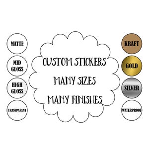 Scalloped Custom Stickers,custom labels, printed stickers, scalloped labels, personalized stickers, logo sticker, Custom, Personalized