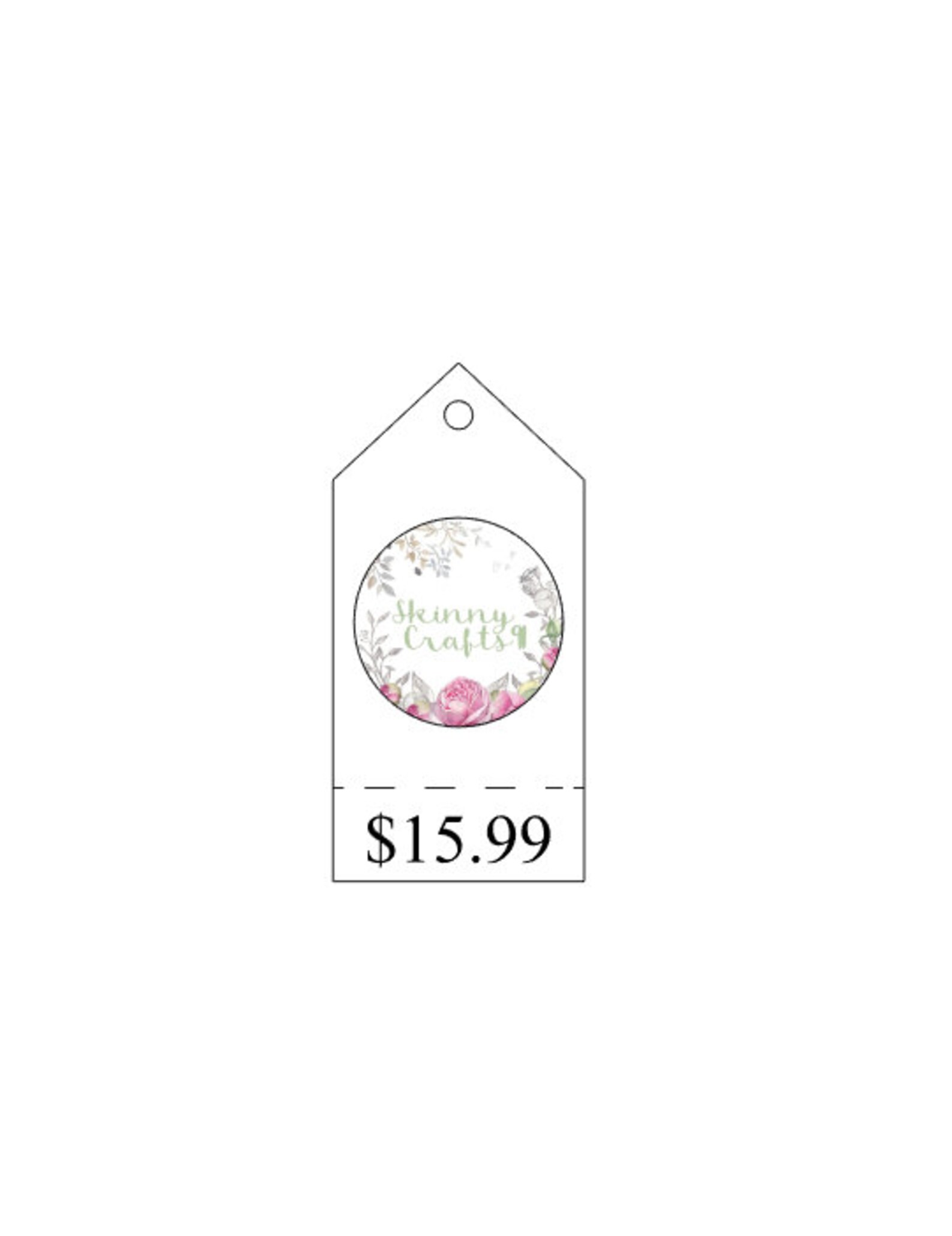 Perforated Price Tags Price Tags Product Tags Clothing Etsy