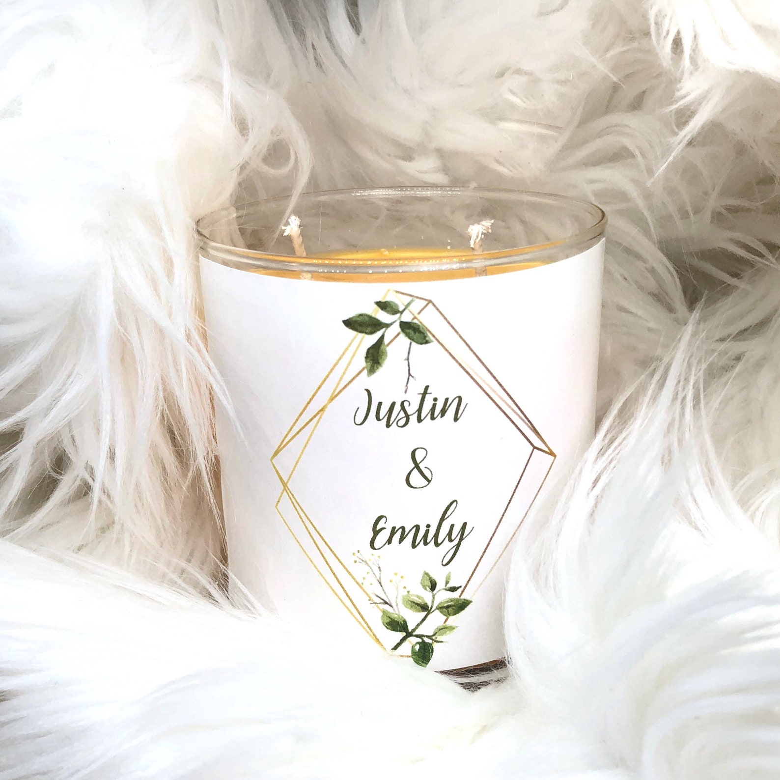 Wedding Labels Wedding Candle Labels Wedding Stickers Etsy