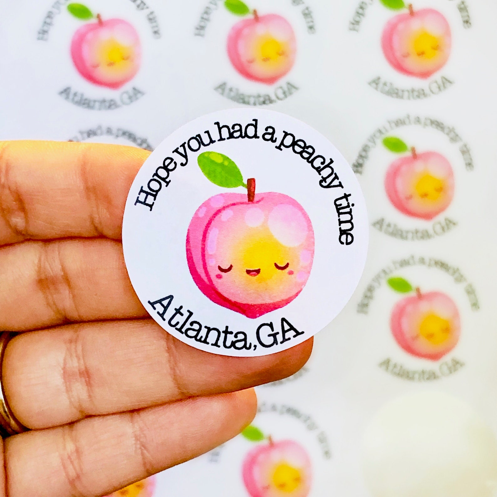 Round Custom stickers custom labels printed stickers round Etsy