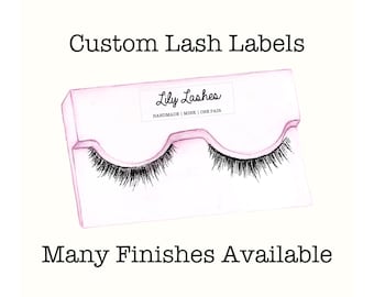Lashes Labels, Custom Lashes Labels, Sticker Lash Labels, Mink Lash Labels, Lash Stickers, Handmade Lash Stickers, EyeLashes Labels