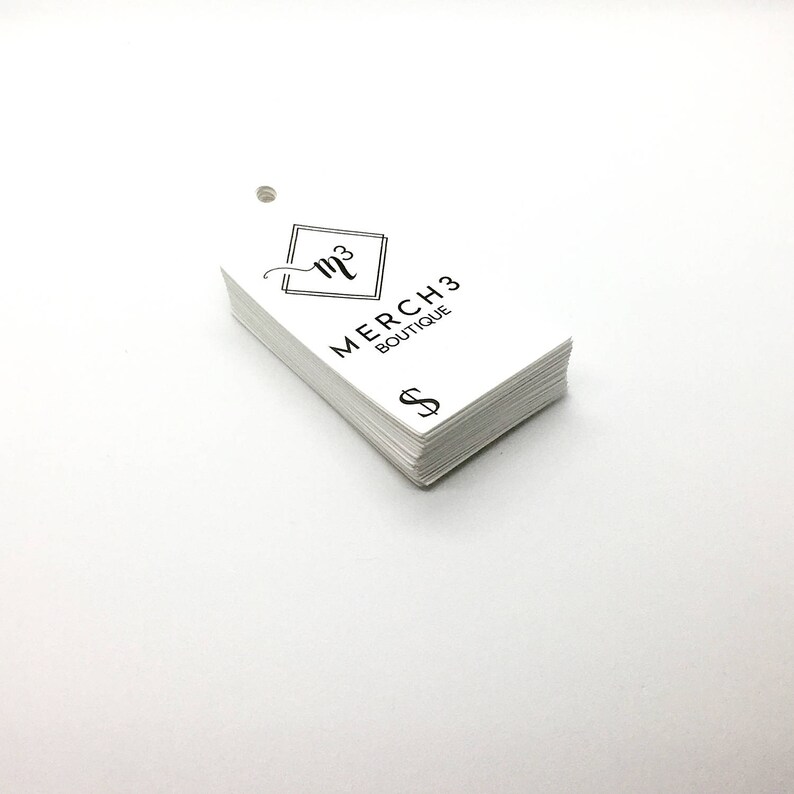 Perforated Price Tags Price Tags Product Tags Clothing - Etsy