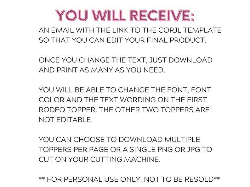 Editable and Printable Boho Rodeo Cupcake Toppers for Birthday, First ...