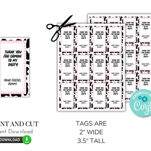 farm favor tags