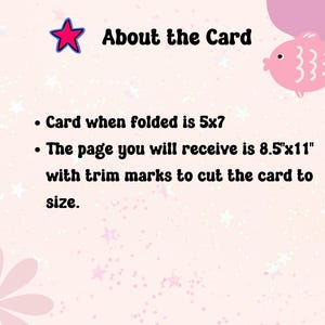 copper anniversary card is 5x7