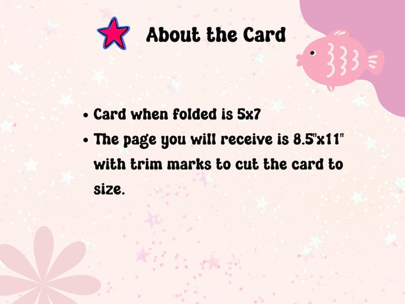 copper anniversary card is 5x7