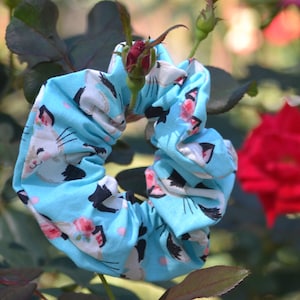 Kitten Face Scrunchie