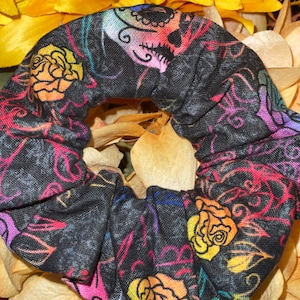 Dia de los Mueros & Llorana Hair Scrunchie