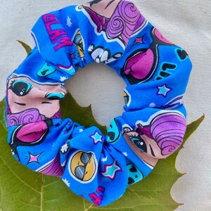 Doll Scrunchie. Lol Girls cartoon scrunchie, L.O.L Girls. Hair tie, accessories, little girls scrunchie. Elastic, hair accessories, girls
