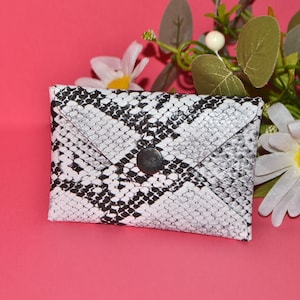 Faux Leather Card Wallet, Coin Wallet, Gift Options, cash wallet, Card Wallet, Python Card Wallet