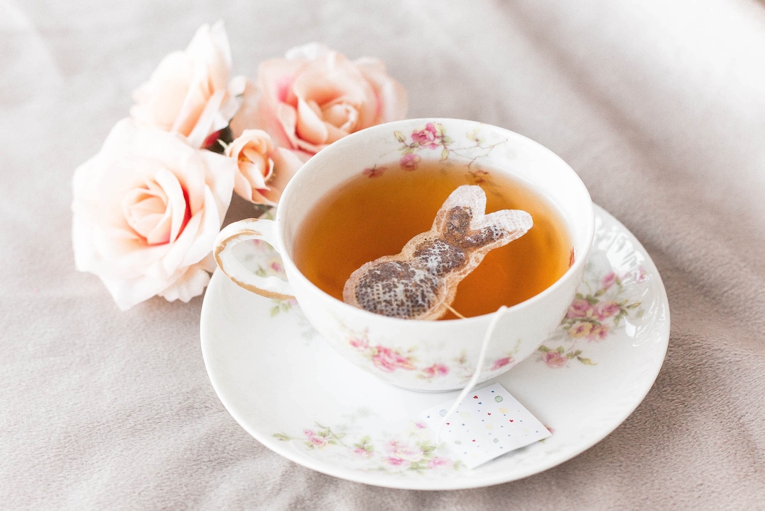 Tea Rabbits 5 Bunny Shaped Tea Bag for Rabbit Lover Gift or Mad Hatter Tea Party ...