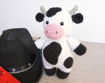 Amigurumi Cow Crochet Pattern, PDF Download