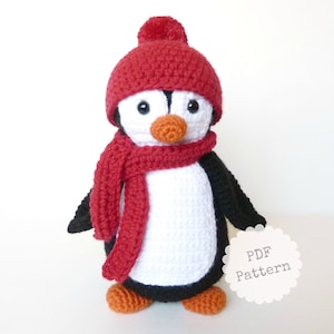 Amigurumi Penguin Crochet Pattern, PDF Download