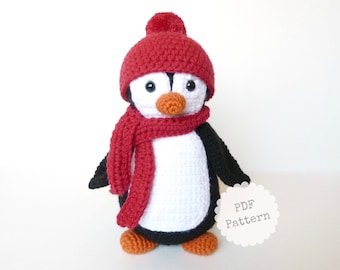 Amigurumi Penguin Crochet Pattern, PDF Download