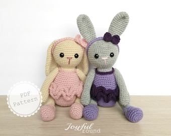 Amigurumi Bunny Crochet Pattern, PDF download