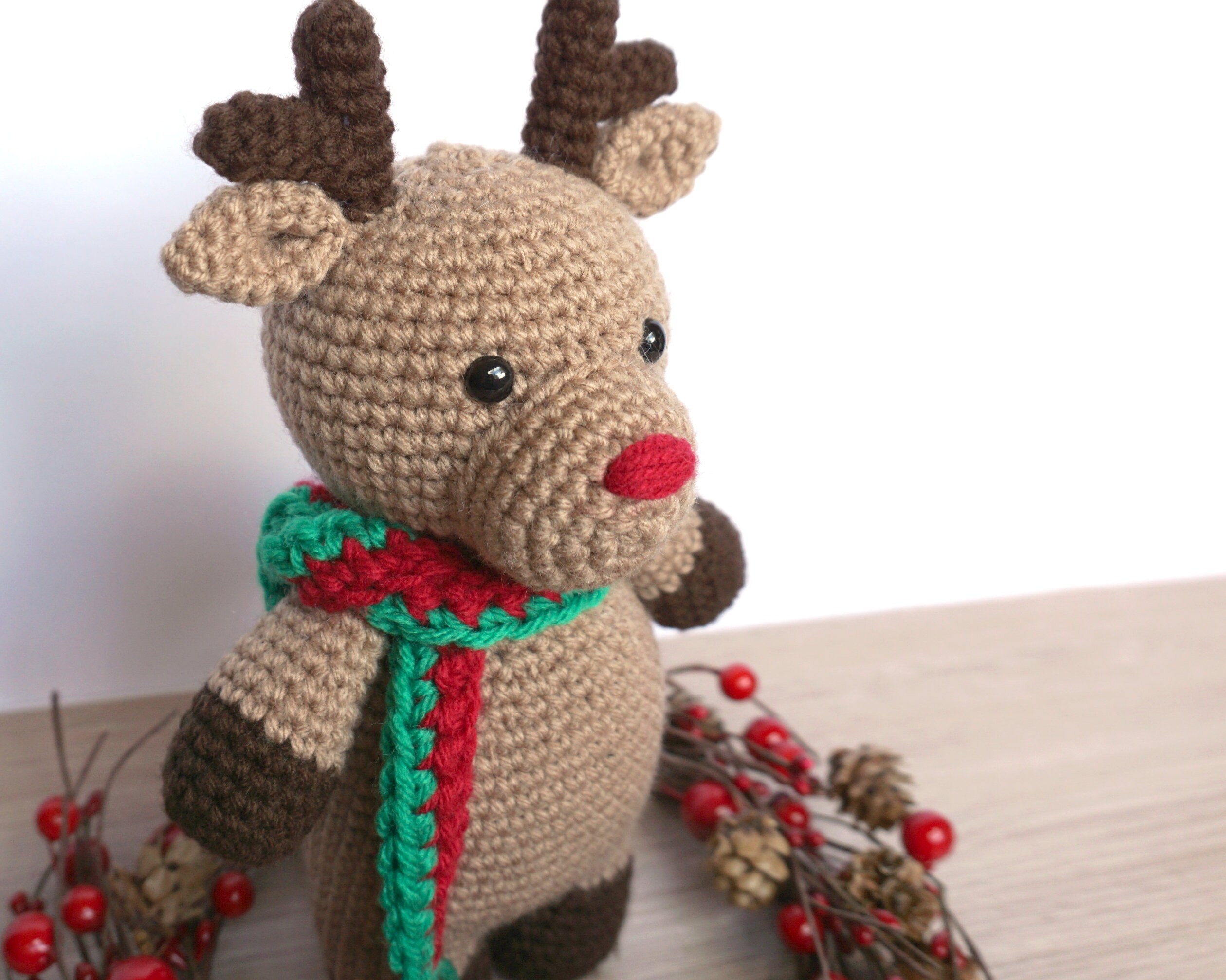 Amigurumi Rudolph Reindeer Crochet Pattern PDF Download - Etsy
