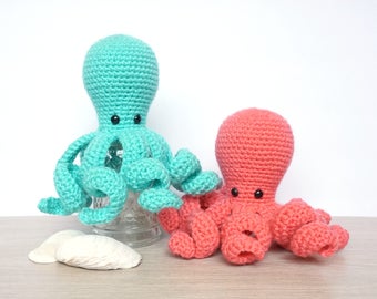 Amigurumi Octopus Crochet Pattern, PDF Download