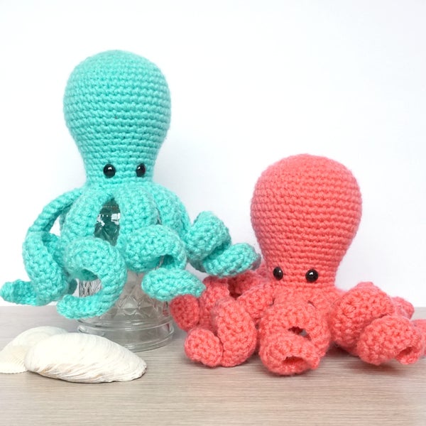 Amigurumi Octopus Crochet Pattern, PDF Download