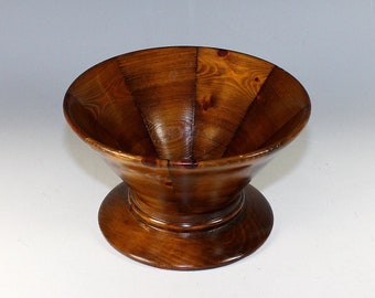 Mid century Hand Crafted Wood Bowl