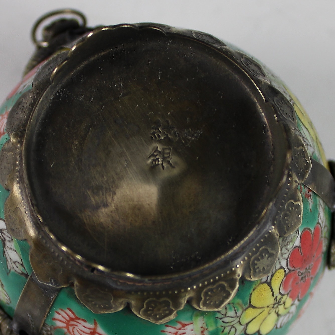Vintage Chinese Small Ceramic Tripod Censer, Incense Burner