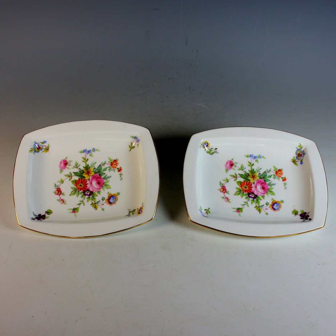 Two Minton English Bone China Small Serving Dishes Etsy