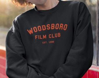 Woodsboro Film Club Sweatshirt, Woodsboro Horror Shirt, 90s Horror Movie Tee, Horror Movie Shirt, Woodsboro High Sweater, Horror Movie Gifts